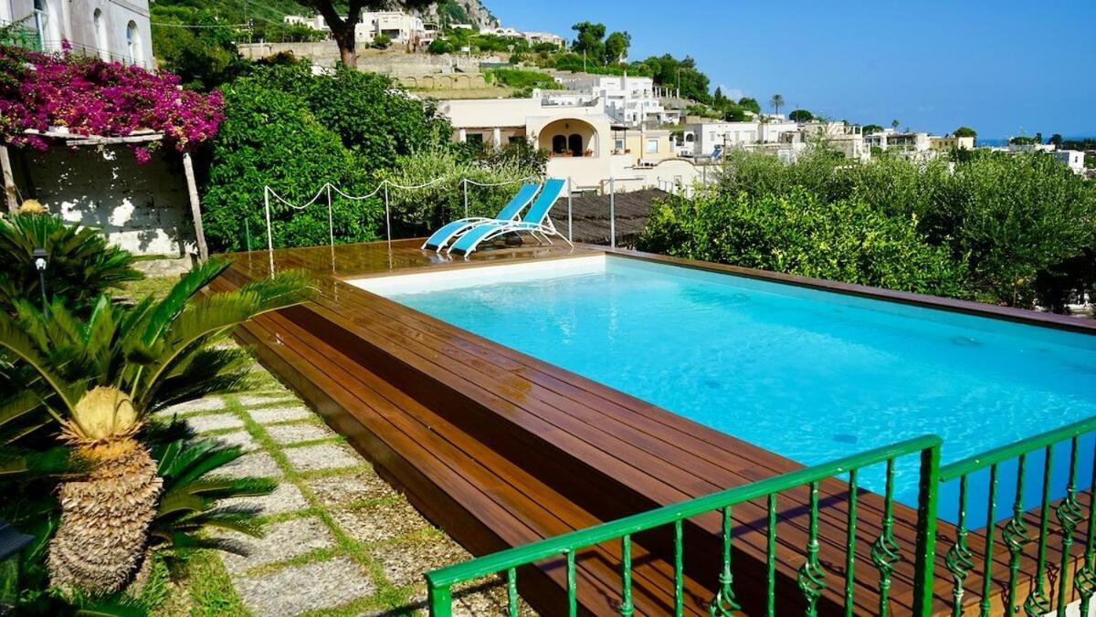 Villa Amalu Capri Piscina E Giardino Exterior photo